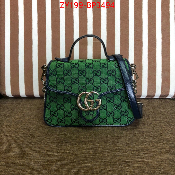 Gucci Bags(TOP)-Marmont,ID: BP3494,$: 199USD