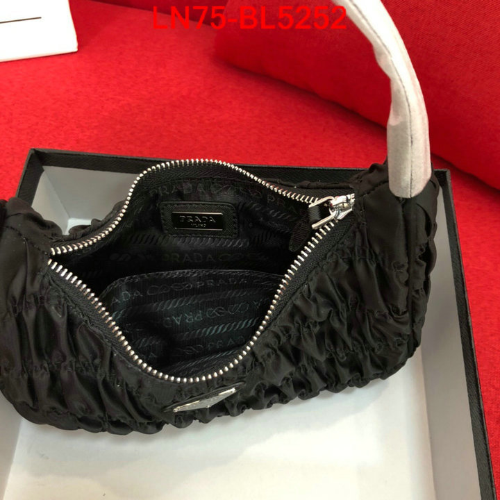 Prada Bags(4A)-Re-Edition 2000,designer high replica ,ID: BL5252,$: 75USD