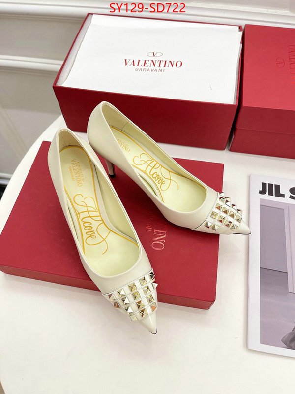 Women Shoes-Valentino,2023 replica wholesale cheap sales online , ID: SD722,$: 129USD