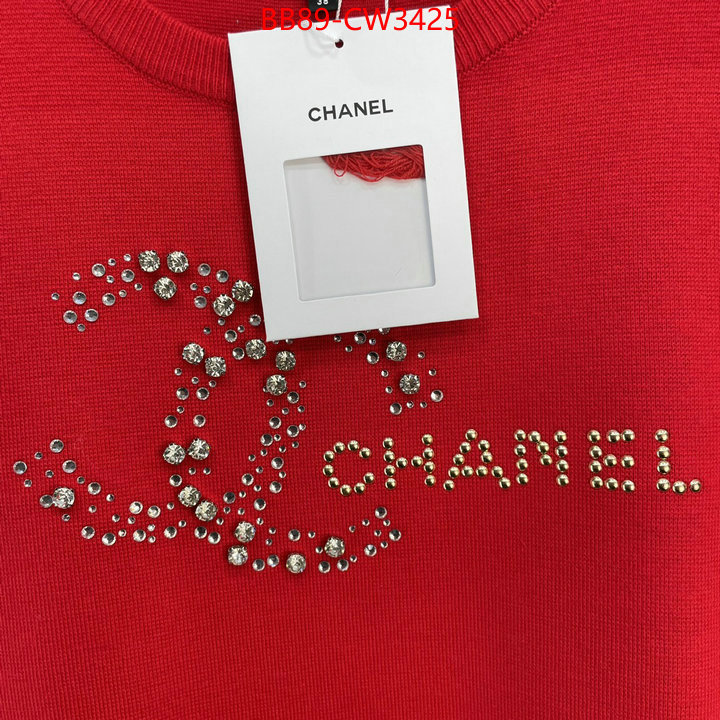 Clothing-Chanel,buy the best replica , ID: CW3425,$: 89USD