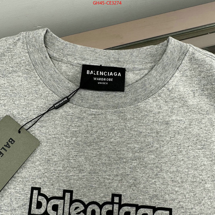 Clothing-Balenciaga,what is top quality replica , ID: CE3274,$: 45USD