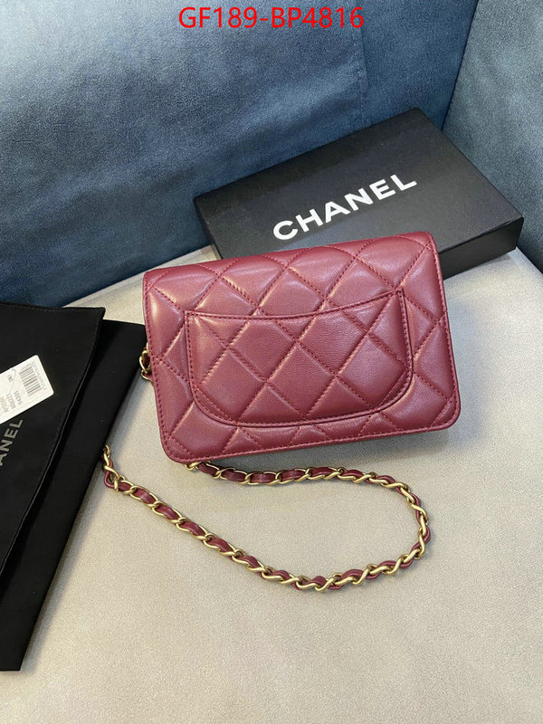 Chanel Bags(TOP)-Diagonal-,ID: BP4816,$: 189USD