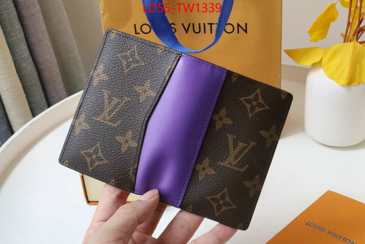 LV Bags(TOP)-Wallet,ID: TW1339,$: 55USD