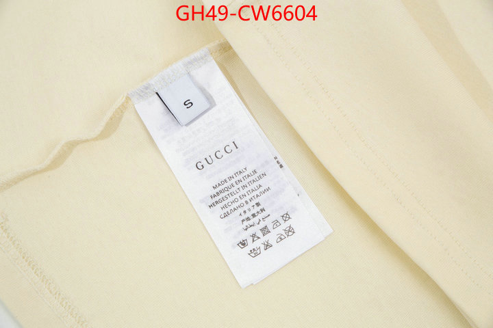 Clothing-Gucci,can you buy knockoff , ID: CW6604,$: 49USD