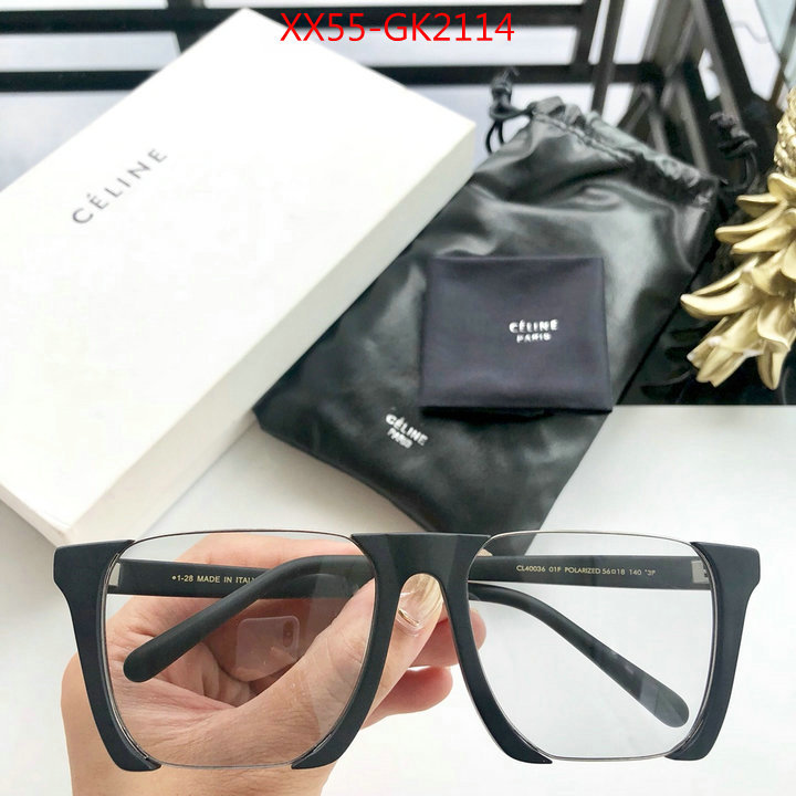 Glasses-CELINE,replcia cheap , ID: GK2114,$:55USD