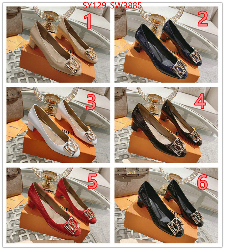 Women Shoes-LV,replcia cheap from china , ID: SW3885,$: 129USD