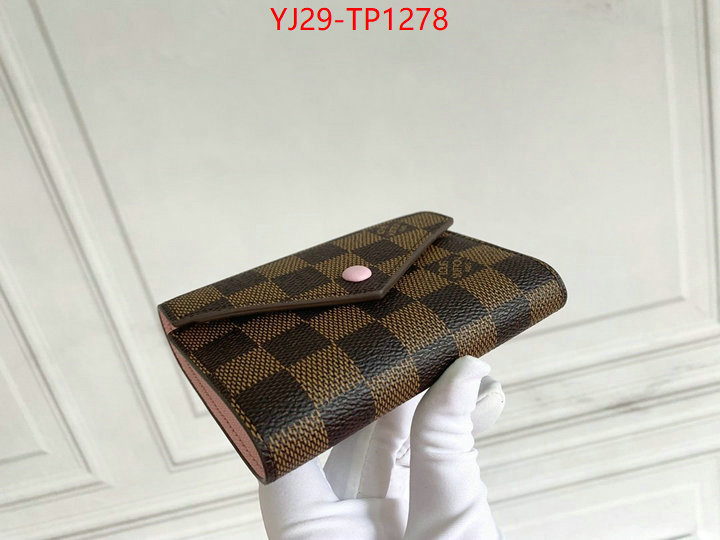 LV Bags(4A)-Wallet,ID: TP1278,$: 29USD