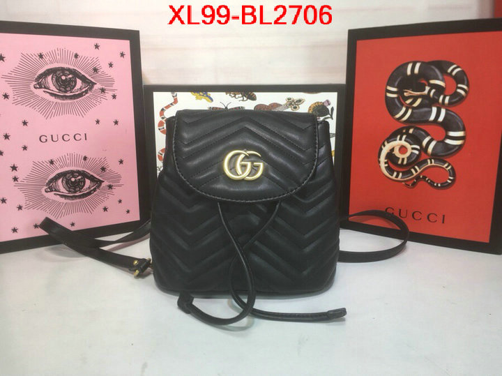 Gucci Bags(4A)-Backpack-,exclusive cheap ,ID: BL2706,$: 99USD