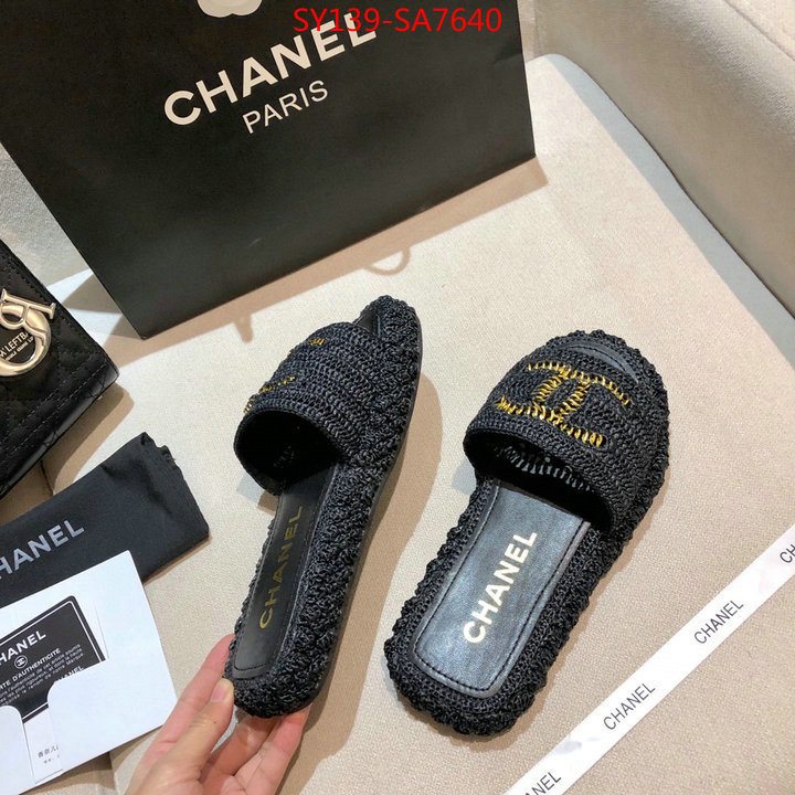 Women Shoes-Chanel,buy replica , ID: SA7640,$: 139USD