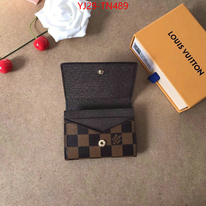 LV Bags(4A)-Wallet,ID: TN489,$: 29USD