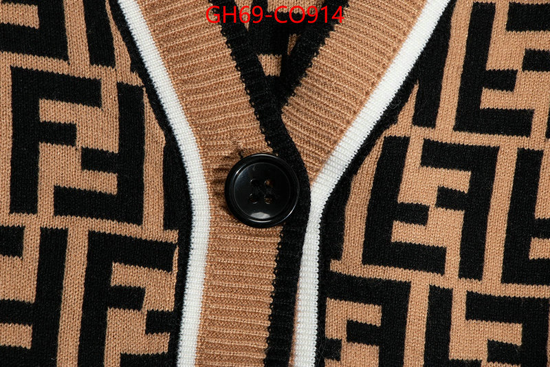 Clothing-Fendi,high quality designer , ID: CO914,$: 69USD