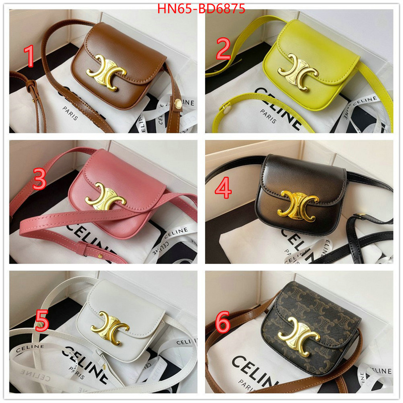 CELINE Bags(4A)-Triomphe Series,cheap high quality replica ,ID: BD6875,$: 65USD