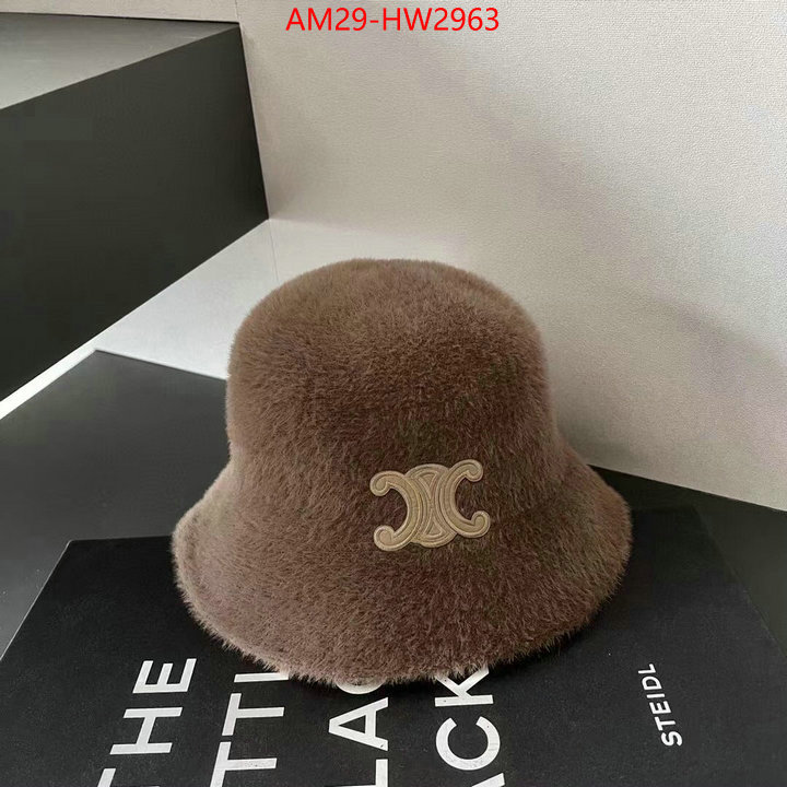 Cap (Hat)-Celine,luxury fake , ID: HW2963,$: 29USD