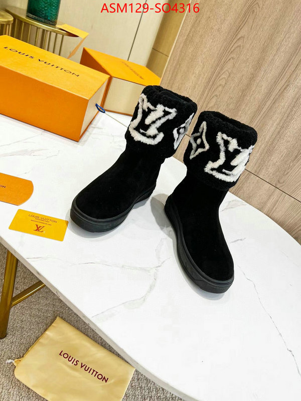 Women Shoes-LV,high quality 1:1 replica , ID: SO4316,$: 129USD
