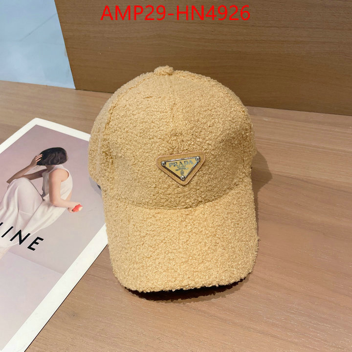 Cap (Hat)-Prada,2023 aaaaa replica 1st copy , ID: HN4926,$: 29USD