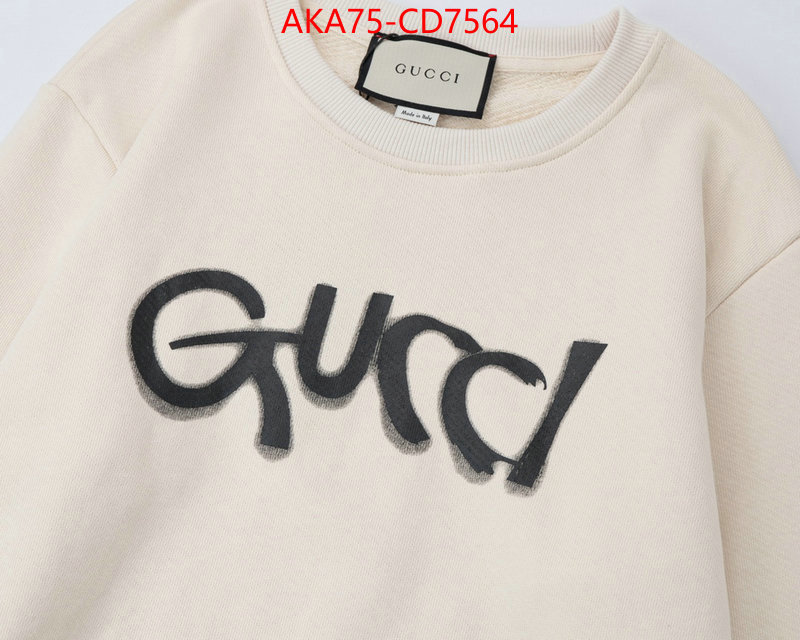 Clothing-Gucci,replica sale online , ID: CD7564,$: 75USD