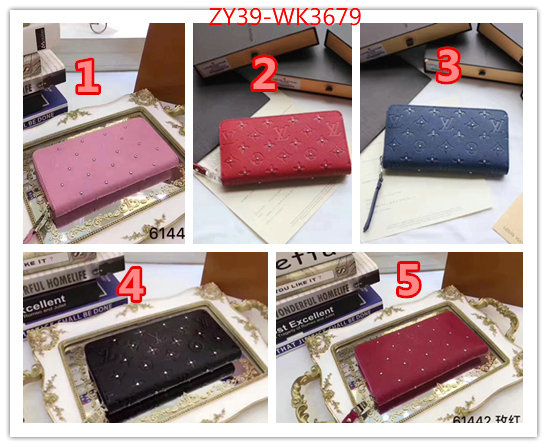 LV Bags(4A)-Wallet,ID: WK3679,$:39USD