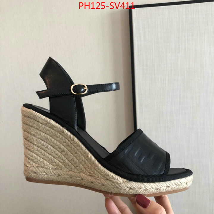 Women Shoes-Fendi,replica online , ID: SV411,$:125USD