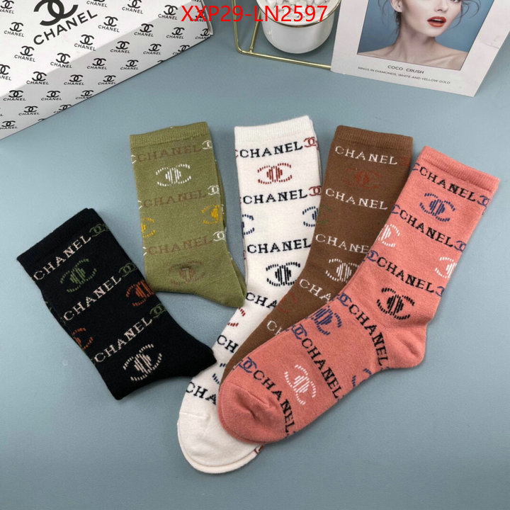 Sock-Chanel,buy first copy replica , ID: LN2597,$: 29USD