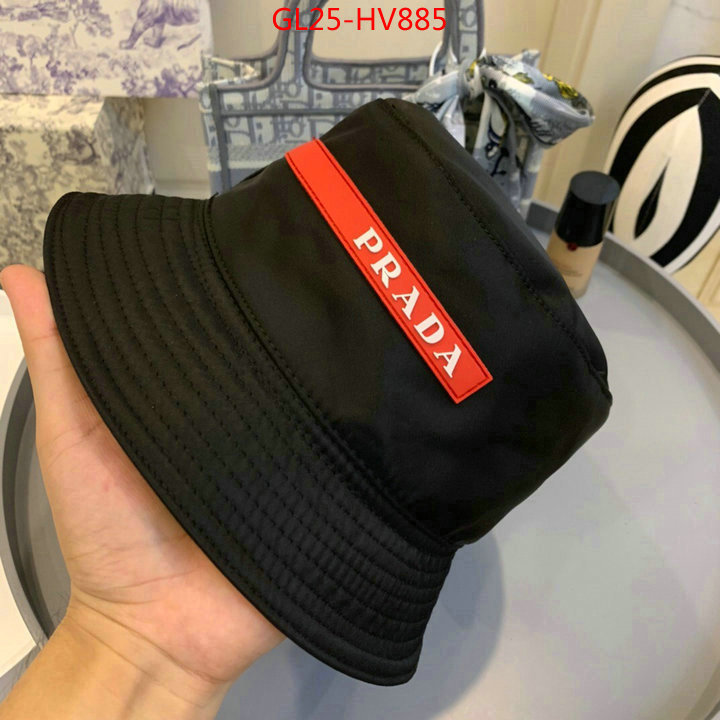 Cap (Hat)-Prada,top 1:1 replica , ID: HV885,$: 25USD