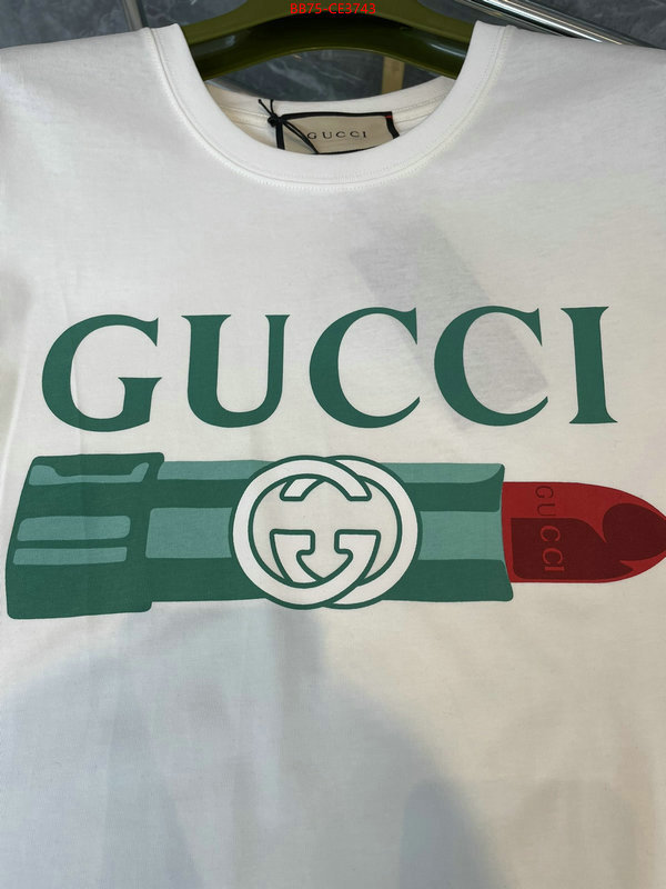 Clothing-Gucci,wholesale 2023 replica , ID: CE3743,$:75USD