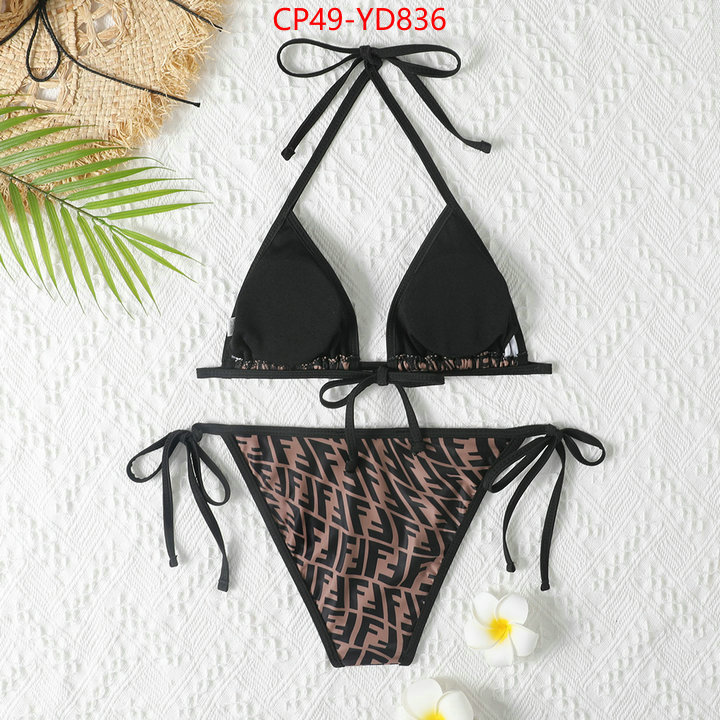 Swimsuit-Fendi,the best quality replica , ID: YD836,$: 49USD