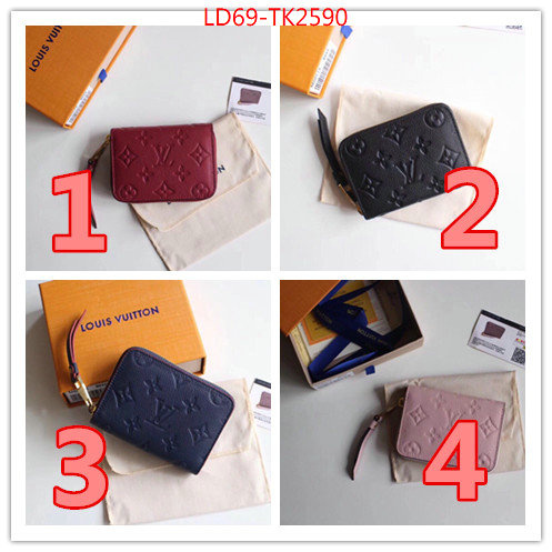 LV Bags(TOP)-Wallet,ID: TK2590,$:69USD