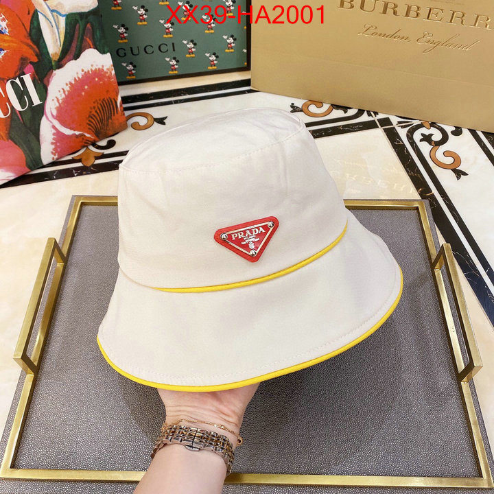 Cap (Hat)-Prada,replica aaaaa+ designer , ID:HA2001,$: 39USD