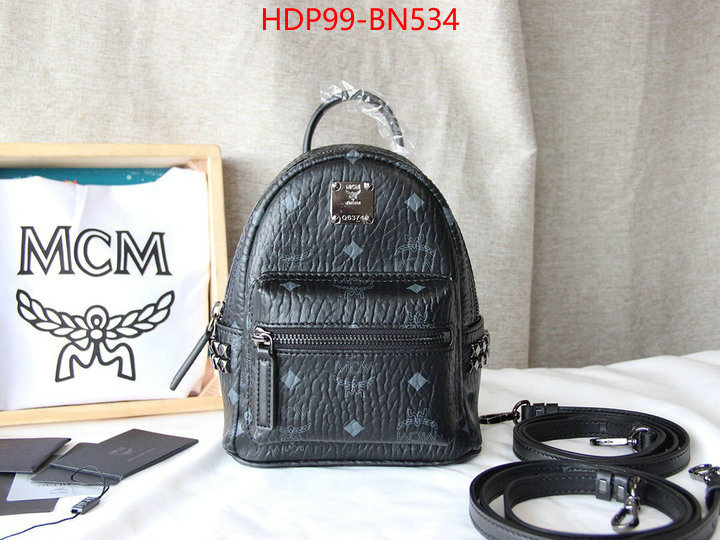 MCM Bags(TOP)-Backpack-,ID: BN534,$: 99USD