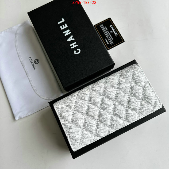 Chanel Bags(4A)-Wallet-,ID: TE3422,$: 55USD