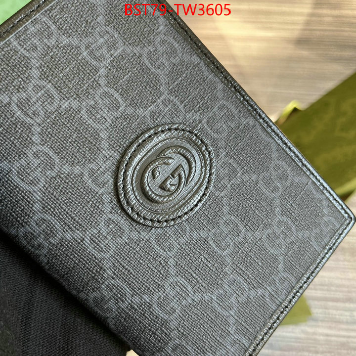 Gucci Bags(TOP)-Wallet-,aaaaa+ replica designer ,ID: TW3605,$: 79USD