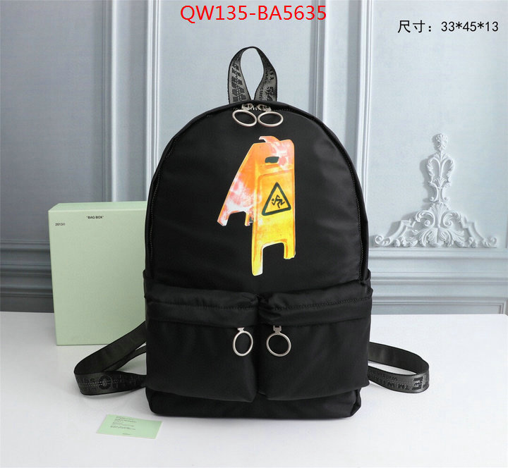 Off-White Bags ( TOP )-Backpack-,how to buy replica shop ,ID: BA5635,$: 135USD