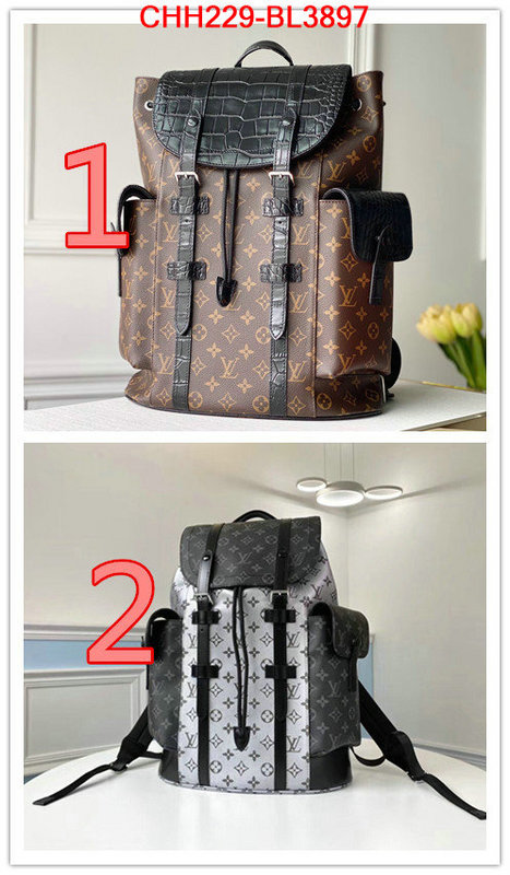 LV Bags(TOP)-Backpack-,ID: BL3897,$: 229USD