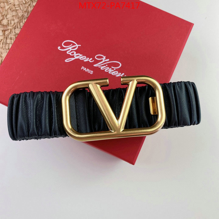 Belts-Valentino,aaaaa class replica , ID: PA7417,$: 72USD