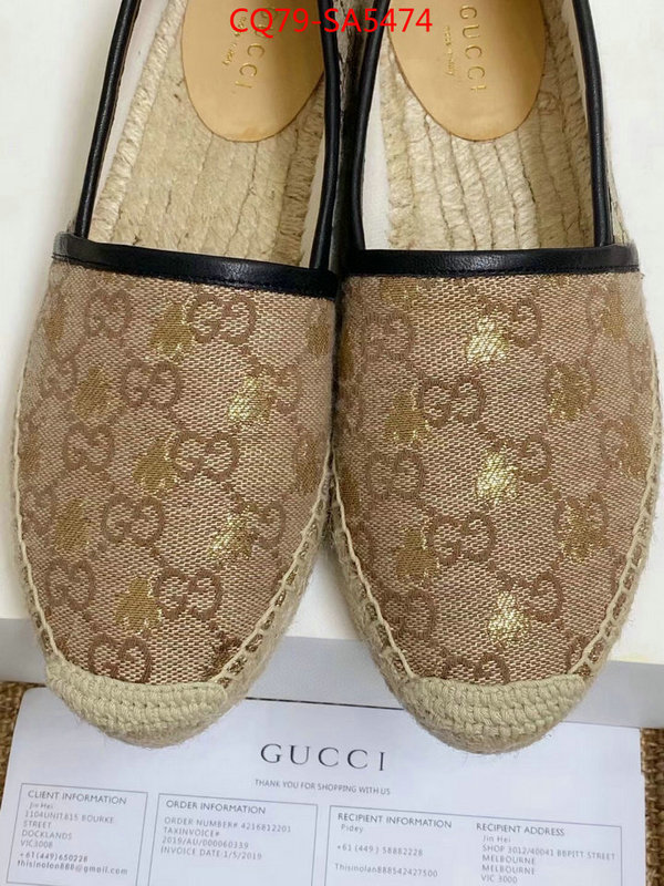 Women Shoes-Gucci,high quality designer replica , ID: SA5474,$: 79USD