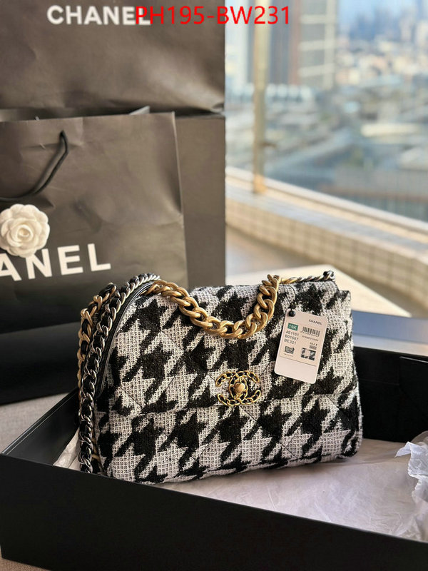 Chanel Bags(TOP)-Diagonal-,ID: BW231,$: 195USD