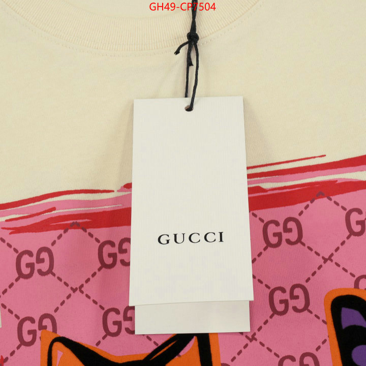 Clothing-Gucci,buy sell , ID: CP7504,$: 49USD