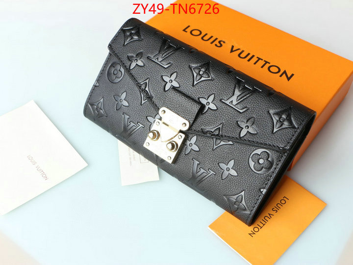 LV Bags(4A)-Wallet,ID: TN6726,$: 49USD