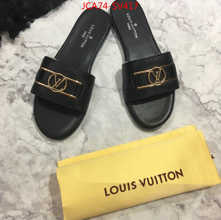 Women Shoes-LV,what 1:1 replica , ID: SV417,$:74USD