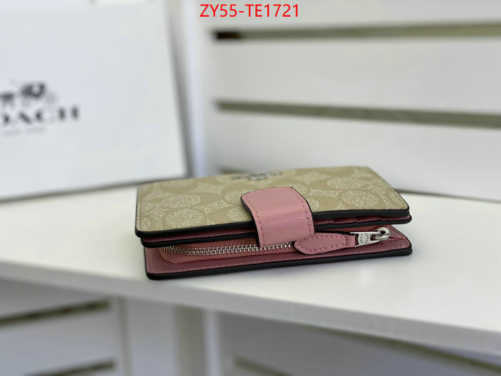 Coach Bags(4A)-Wallet,replica 1:1 ,ID: TE1721,$: 55USD