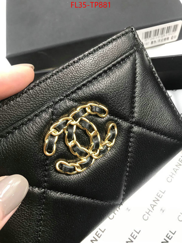 Chanel Bags(4A)-Wallet-,ID: TP881,$: 35USD