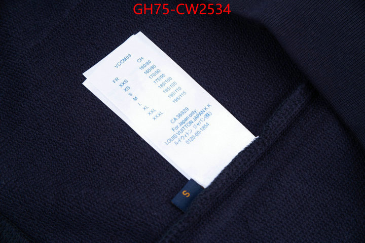 Clothing-LV,fake designer , ID: CW2534,$: 75USD