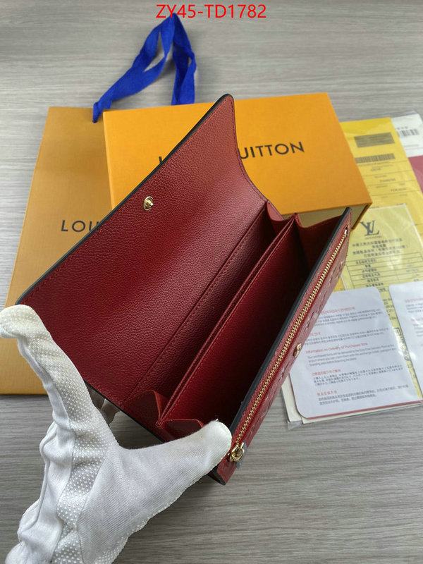 LV Bags(4A)-Wallet,ID: TD1782,$: 45USD