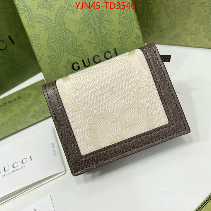 Gucci Bags(4A)-Wallet-,aaaaa+ class replica ,ID: TD3546,$: 45USD