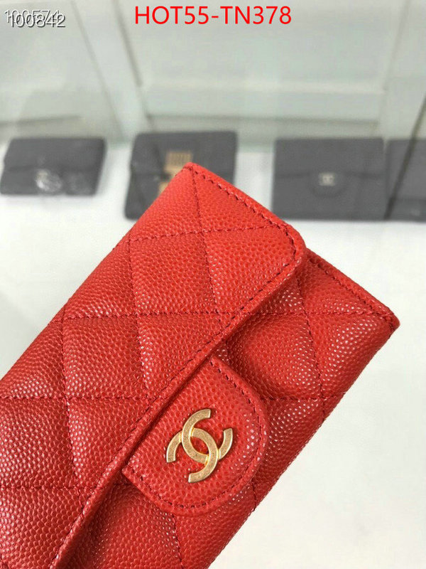 Chanel Bags(TOP)-Wallet-,ID: TN378,$: 55USD