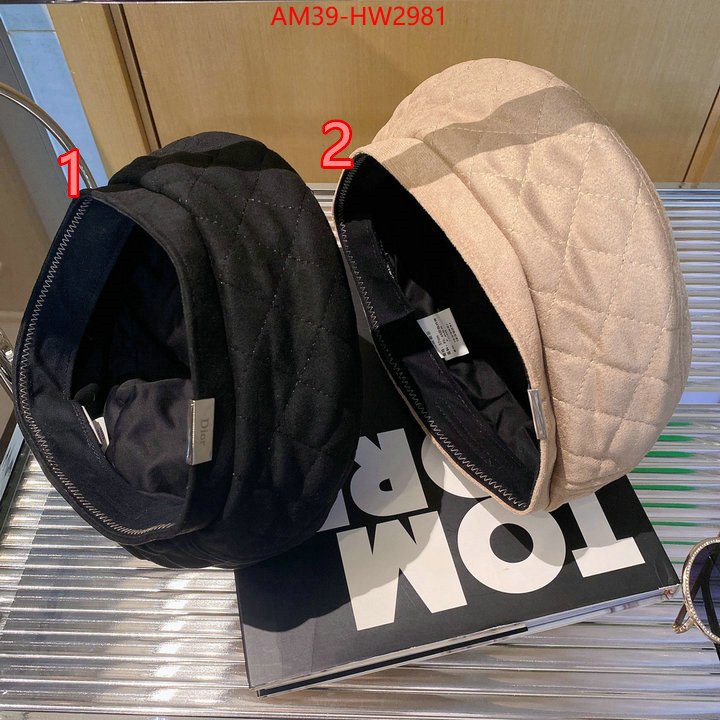 Cap (Hat)-Dior,2023 aaaaa replica customize , ID: HW2981,$: 39USD