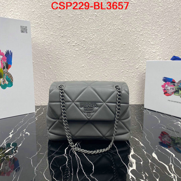 Prada Bags(TOP)-Diagonal-,ID: BL3657,$: 229USD