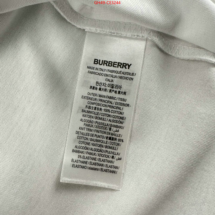 Clothing-Burberry,replica aaaaa designer , ID: CE3244,$: 49USD