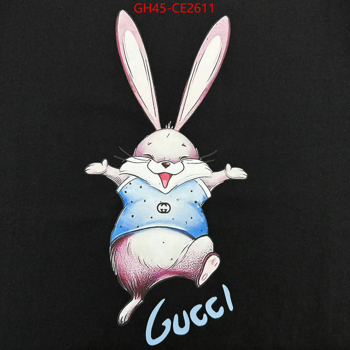 Clothing-Gucci,designer replica , ID: CE2611,$: 45USD