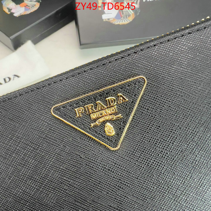 Prada Bags(4A)-Wallet,buy replica ,ID: TD6545,$: 49USD